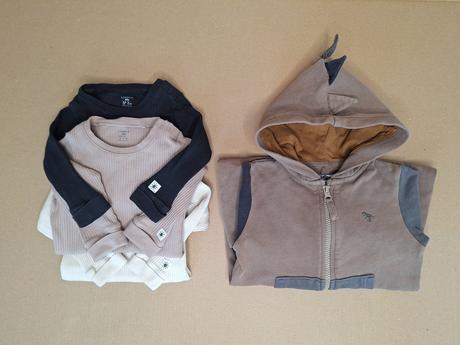 Teplákový overal + bodyčká, 68–80