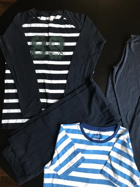 Pyžamo z bio bavlny s krátkym aj dlhým trickom, tchibo,158