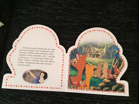 Detská knižka snehulienka,