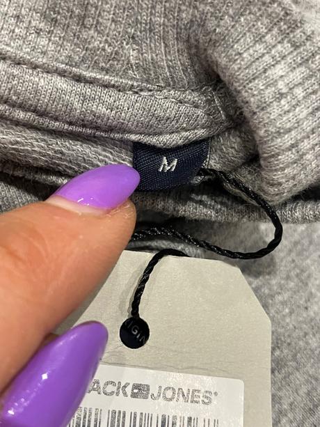 Pánska sivá mikina jack jones (m), m