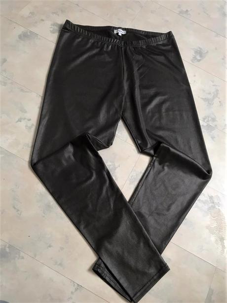 Legíny- jemne kovový vzhľad, papaya,42