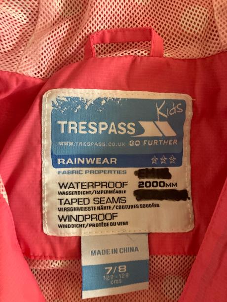 Vetrovka trespass, 128