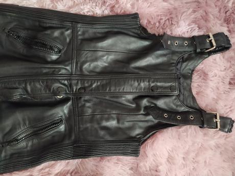 Motorkarska kožená kombinéza, 38