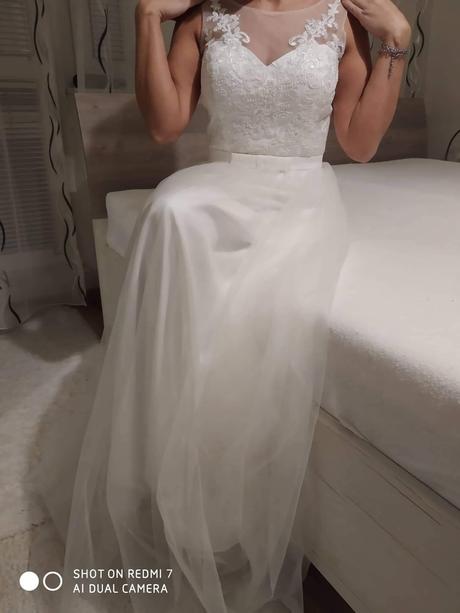 Svadobné šaty, 38 / m