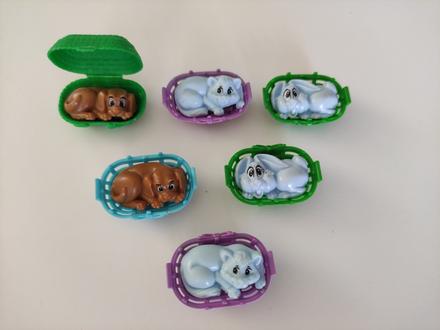 Zvieratka v kosikoch kinder, 