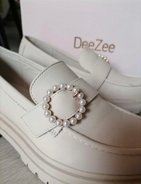 Krémové mokasíny deezee 38, 38