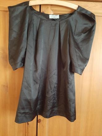 Saténová blúzka, s