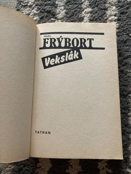 Vekslák frýbort pavel (1990), 