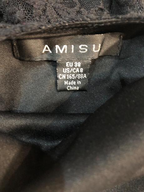 Čierne,cipkovane šaty, amisu,m