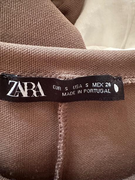 Hnedé šaty, zara,s