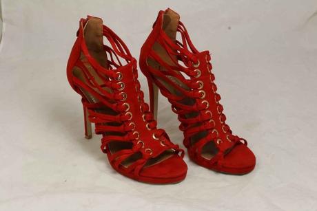 Červené sandálky, 39