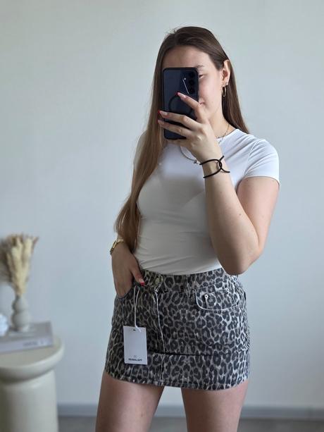 Leo mini sukňa s/m, pull&bear,36 / s