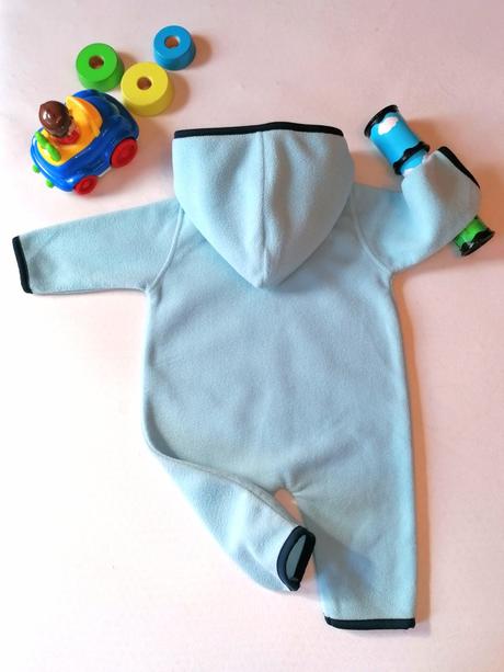Baby world - praktický flícový overal, 62