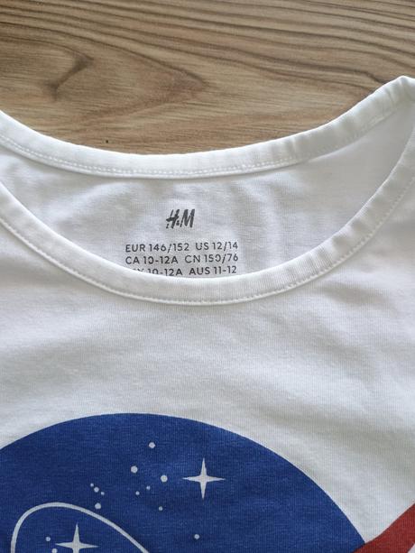 Dievčenské tričko h&m 146/152, h&m,146