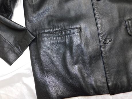 Style panska kvalitna kožena bunda, l