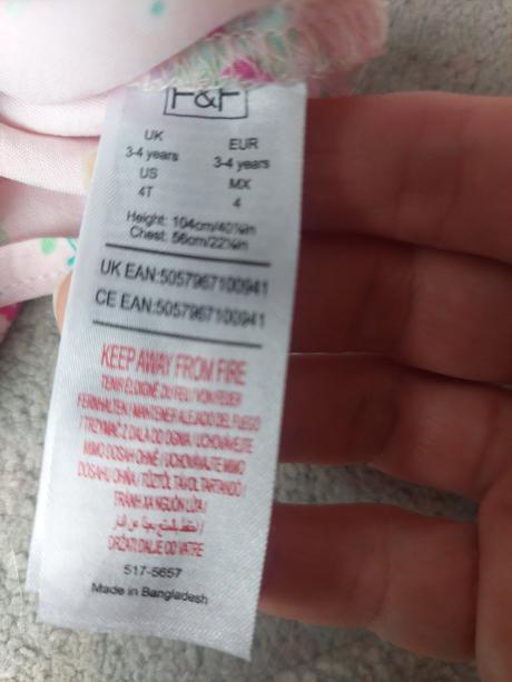 Blúzka 2x na zaviazanie veľ 104/110, f&f,104