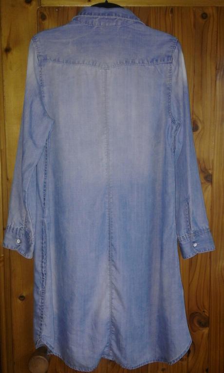 Denimová dámska košeľa, h&m,34