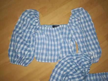 Croptop blúzky, s, bershka, bershka,s