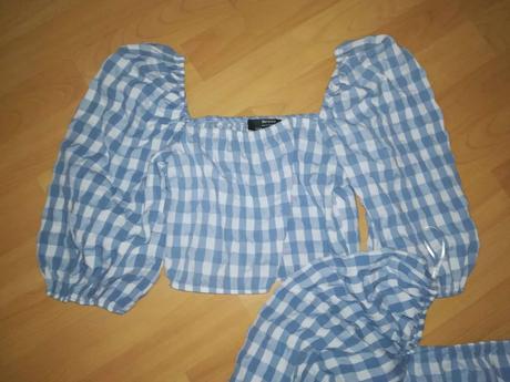 Croptop blúzky, s, bershka, bershka,s