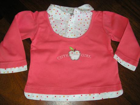 Súprava "jabĺčko" rifle a tričko, c&a,86