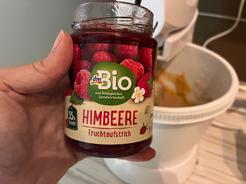 dmBio malinová nátierka, 340 g