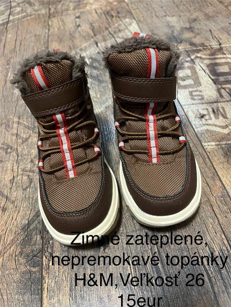 Zimné topánky, h&m,26