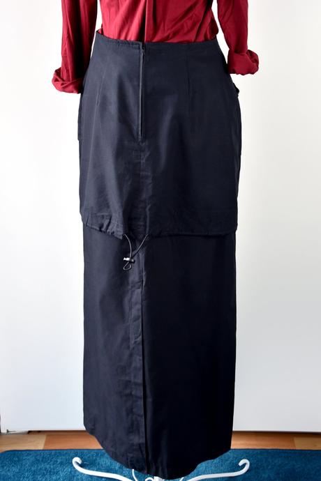 Dlha cierna maxi sukna xs 34, xs