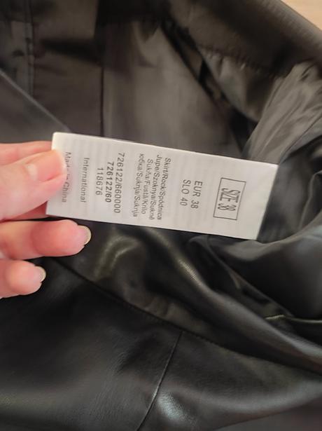 Koženková sukňa orsay veľ 38, orsay,38