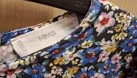 Dievčenské šaty, mango,122