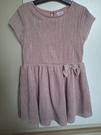 Šaty pre dievčatko, palomino,104