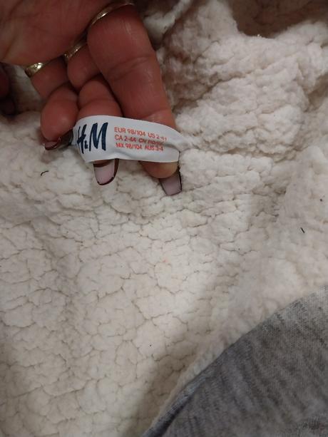 Zateplena mikina, h&m,98