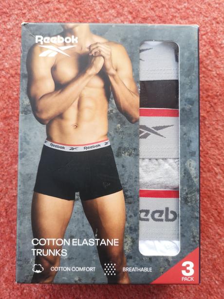 Reebok pánske boxerky 3ks veľkosť xl, reebok,xl