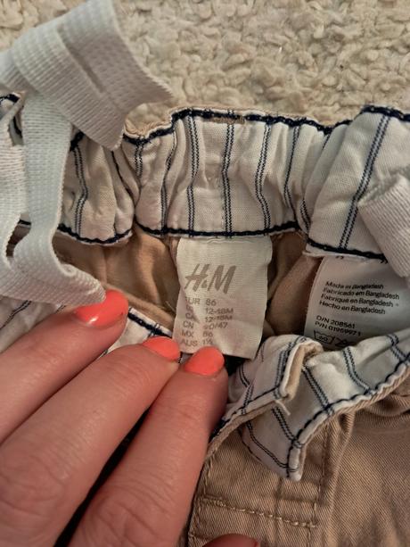 Kratke šortky, h&m,86