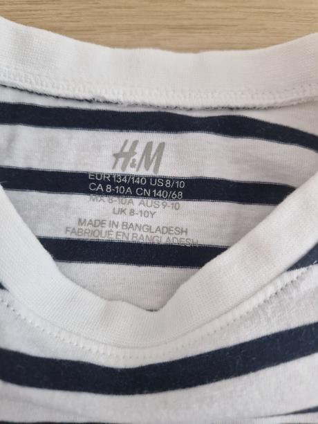Tričko hm, h&m,134