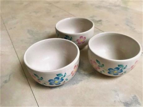 Mini porcelánové mištičky 3 ks, 