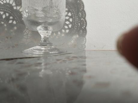 2 kusy pohár na nízkej stopke krištáľ, ponuky,