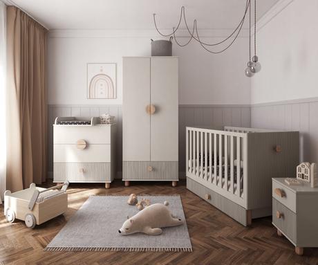 Postieľka loft 120x60, kašmír, šírka (cm): 60,dĺžka (cm): 120