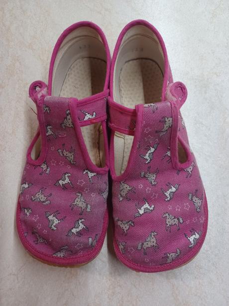 Detské dievčenské papučky, beda,33