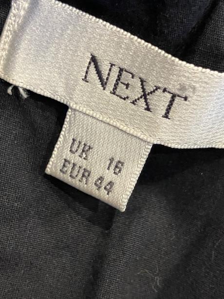 Dámske letné šaty so zaväzovaním čierne next (44), next,xxl