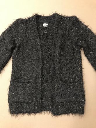 Svetrik čierny zo zlatou niťou, kiki&koko,104