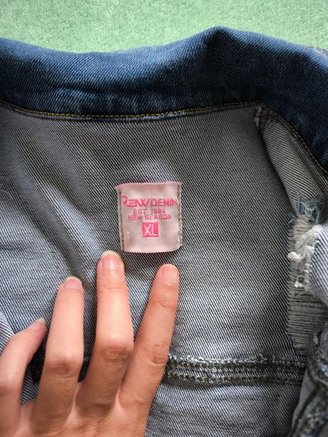Džínsová bunda raw + druhá ako darček, xl