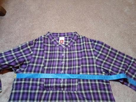 Károvaná košeľa - tunika, 152