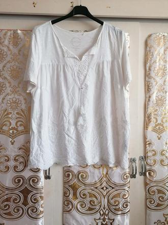 Letná blúzka s madeirou, c&a,xl