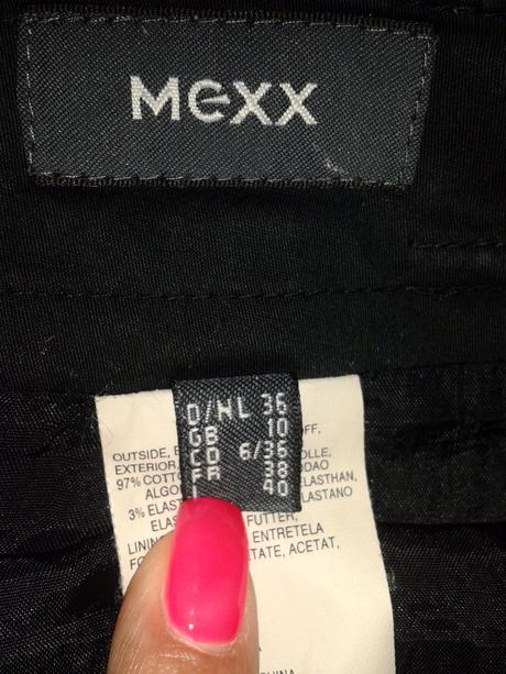 Cierna sukna, mexx,36