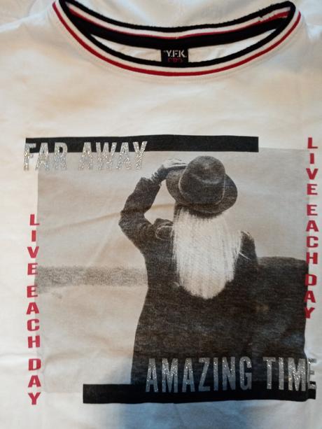 Bavlnené tričko so zaväzovanim, 158