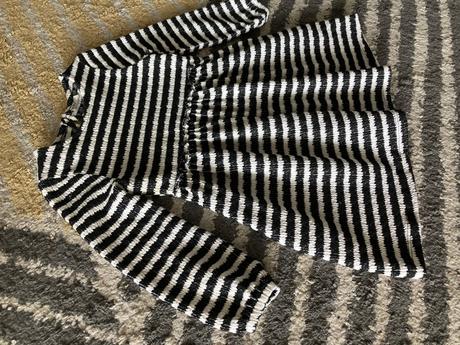 Úpletové pásikavé šaty, f&f,98