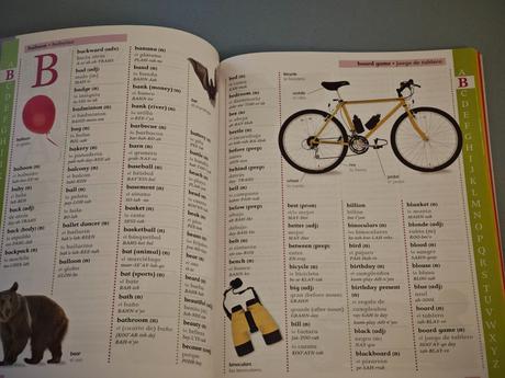 Ilustrovaný slovník anglicko-španielsky pre deti, 