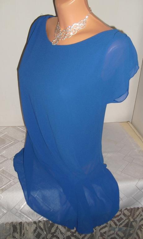 Modra elegantna tunika, s