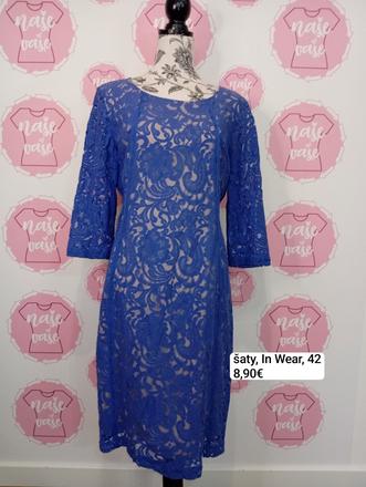 Čipkované podšité šaty, 42
