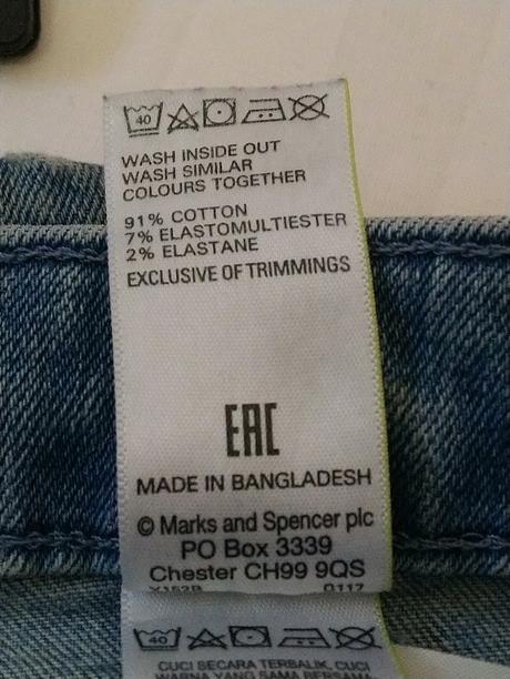 Dámske elastické rifle skinny, marks & spencer, marks & spencer,s